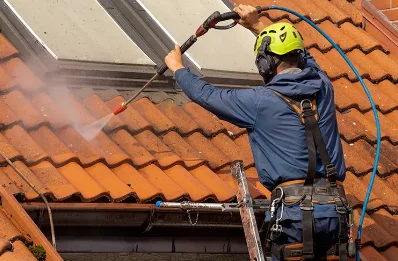 Démoussage et hydrofuge de toiture à Étercy